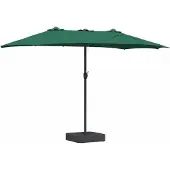 Syfax Ombrello da giardino 385 x 209 x 244 cm Poliestere e Acciaio