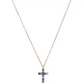 Luxenter Collana 'Kon' oro / nero / argento