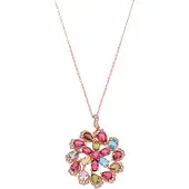 Luxenter Collana 'Casil' colori misti