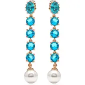 Luxenter Orecchini 'Mawey' blu
