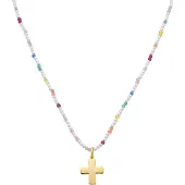 Luxenter Collana 'Cruz' colori misti