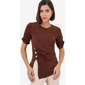 Big Dart Camicia da donna mocca