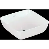 Villeroy & Boch Artis, lavabo à poser, carré, sans trop-plein, 410x410mm, 417841RW, 417841RW