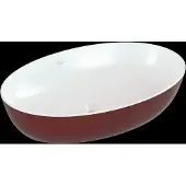 Villeroy & Boch Vasque à poser Artis, ovale, sans trop-plein, 610x410mm, 419861BCS9, 419861BCS9