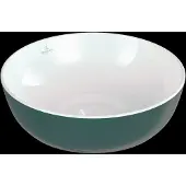 Villeroy & Boch Artis, lavabo à poser, rond, sans trop-plein, 430x430mm, 417943BCS7, 417943BCS7