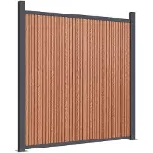 vidaXL Elemento recinzione marrone 1045x186 cm WPC