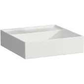 Laufen Kartell Lave-mains, encastré, sans robinetterie, sans trop-plein, 460x460mm, H8153317571121, H8153317571121