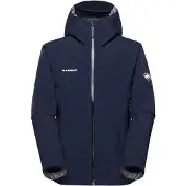 Mammut - Giacca impermeabile e leggera - Crag HS Hooded Jacket Men Marine per Uomo - Taglia L - Blu navy
