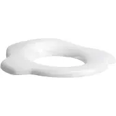 Laufen Sedile WC Florakids senza coperchio, rivestimento antibatterico, bianco, 1 pz.