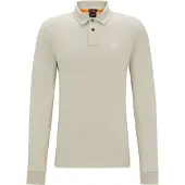 BOSS per uomo. 50507704 Polo beige Passerby (M), Casual, Cotone, Manica lunga
