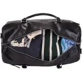 Leonhard heyden Cambridge Borsa da viaggio Vera Pelle 50 cm nero