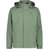 CMP Jacket Snaps Hood Giacca antipioggia Uomo (58, verde)