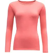 Devold Breeze Woman Shirt Intimo lana merinos Donna (M, rosso)