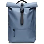 Rains unisex. 13320 Zaino Rolltop Rucksack blu (OSFA), Casual, Poliestere