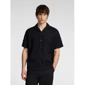 Selected Camicia A Maniche Corte Uomini Nero S