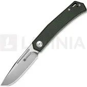 SENCUT Braxx, Green Micarta-10, Satin