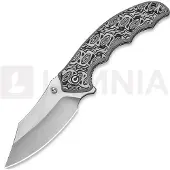 CIVIVI Coltello pieghevole Pentad, Black/White Vortex Micarta, Satin