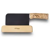 Roselli Chinese Chef Knife R730 Carbon Steel, Curly Birch, Chinees coltello da chef, 15,5 cm