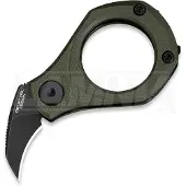CIVIVI Coltello pieghevole Pyrus, OD Green G-10, Black Stonewash
