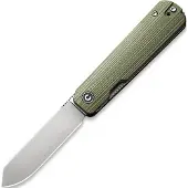 CIVIVI Sendy Spey Point, Milled Green/Red G-10, Satin