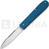 Böker Coffin Denim Micarta Coltelli (Klinge 8 cm, blu/bianco)