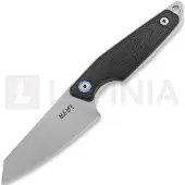 MKM Knives MKM Makro 2 Sheepfoot, Stonewashed, Black G10 coltello fisso, Jesper Voxnaes design