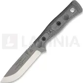 Tops knives B.O.B. Fieldcraft 154CM Grey/Black Micarta BROS-154-BLM