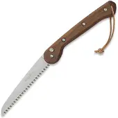 Woxna Ljusnan 113018 Foldable Saw, legno di noce, acciaio inossidabile, sega pieghevole 18 cm