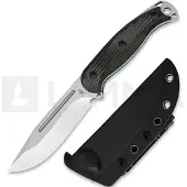 Kizer Cutlery Ursa Major 1082A3, Satin Nitro-V, Black Micarta, coltello fisso, Maksim Epifantsev design