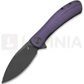 Trollsky Knives Coltello pieghevole Mandu EVO Magnacut, Purple G-10, Black Stonewash