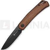 SENCUT Braxx S25089-3, Black D2, Guibourtia Wood coltello da tasca
