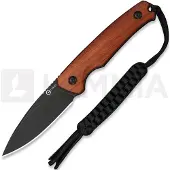 CIVIVI Altus Fixed Blade C20076B-3, Blackwashed 14C28N, Guibourtia Wood coltello da tasca