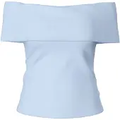 Pieces Top Off-shoulder | Blu | L