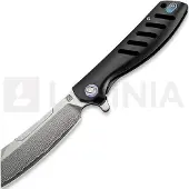 Artisan Cutlery Coltello pieghevole Tomahawk Framelock Damascus Small, nero