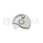 Kizer Cutlery Coltello pieghevole Snail Trail AEB-L, Silver Aluminum