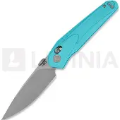 Bestech Coltello pieghevole Mothus - Blastwash - G10, light blue