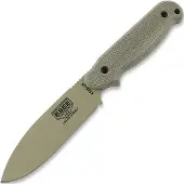 ESEE Coltello da sopravvivenza Laser Strike Canvas Micarta, desert tan