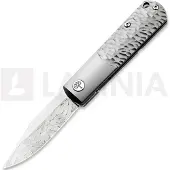 Böker Germany Coltello pieghevole BRLW Meteorite Damast Platinum Edition