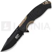 Smith & Wesson Coltello pieghevole M&P Linerlock, black/brown