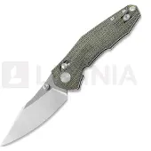GiantMouse Coltello pieghevole ACE Nazca Green Canvas Micarta