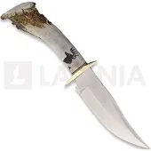 Ken Richardson Knives Bowie Crown Horn Handle 6 in