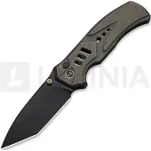 We Knife Zentron, Bronze Titanium, Black Stonewash