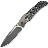 We Knife WE-Guthrie, Gray Ti/Nebula Fatcarbon, Polished/Satin