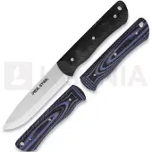 RealSteel Coltello Bushcraft individual + G10 black/blue scales