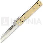 Kanetsune Coltello pieghevole Brushed Brass Linerlock