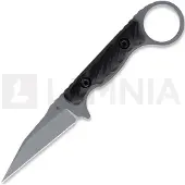 Toor Coltello Jank Shank W, Black G-10, Gray Gun-Kote