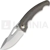 Artisan Cutlery Coltello pieghevole Xcellerator, Stonewashed, OD Green Micarta