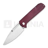 Artisan Cutlery Coltello pieghevole Arion CPM S35VN, Micarta Titanium, rosso
