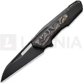 We Knife Falcaria, Black Ti/Copper Foil CF, Black SW