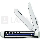 Case Cutlery Pocket knife Blue Line Mini Trapper Bone